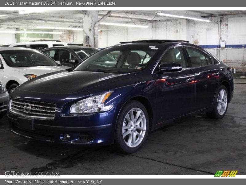 Navy Blue / Cafe Latte 2011 Nissan Maxima 3.5 SV Premium