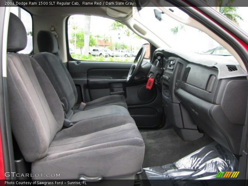 Flame Red / Dark Slate Gray 2003 Dodge Ram 1500 SLT Regular Cab