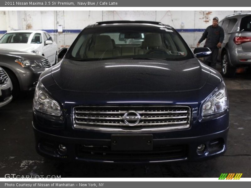 Navy Blue / Cafe Latte 2011 Nissan Maxima 3.5 SV Premium