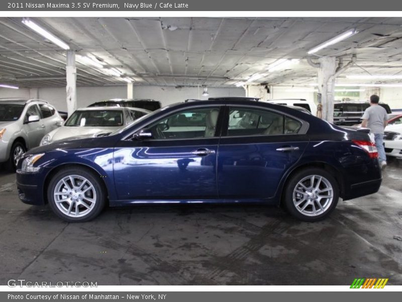 Navy Blue / Cafe Latte 2011 Nissan Maxima 3.5 SV Premium