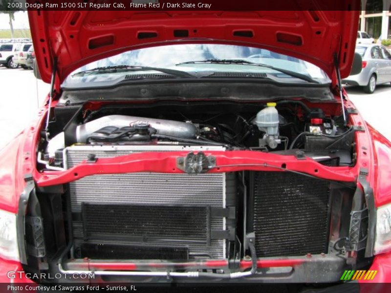 Flame Red / Dark Slate Gray 2003 Dodge Ram 1500 SLT Regular Cab
