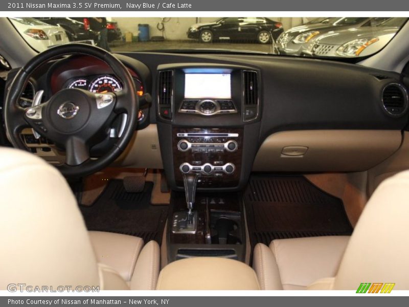 Navy Blue / Cafe Latte 2011 Nissan Maxima 3.5 SV Premium