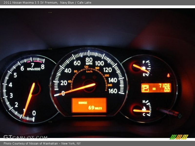 Navy Blue / Cafe Latte 2011 Nissan Maxima 3.5 SV Premium