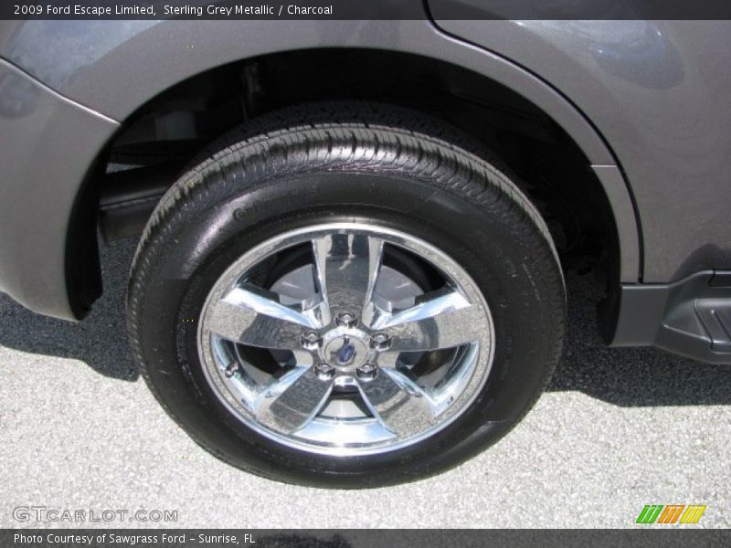 Sterling Grey Metallic / Charcoal 2009 Ford Escape Limited