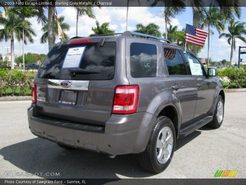 Sterling Grey Metallic / Charcoal 2009 Ford Escape Limited