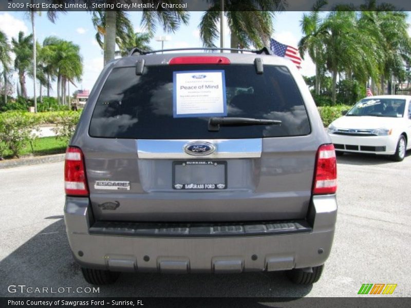 Sterling Grey Metallic / Charcoal 2009 Ford Escape Limited