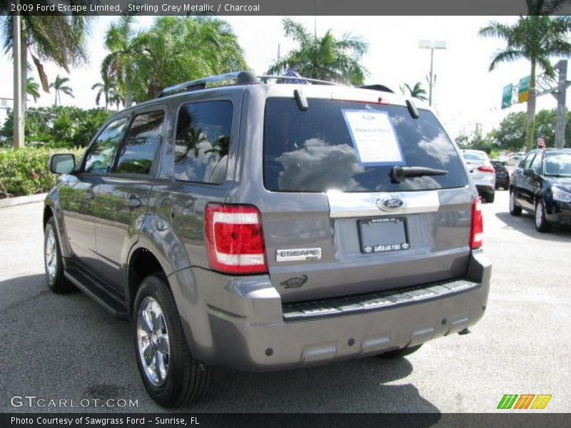 Sterling Grey Metallic / Charcoal 2009 Ford Escape Limited