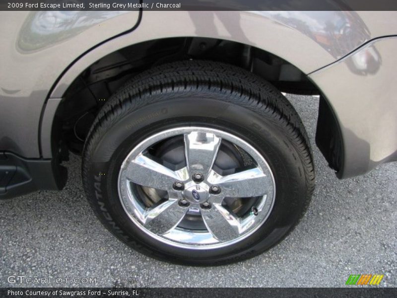 Sterling Grey Metallic / Charcoal 2009 Ford Escape Limited