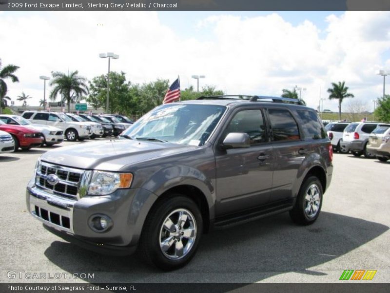 Sterling Grey Metallic / Charcoal 2009 Ford Escape Limited