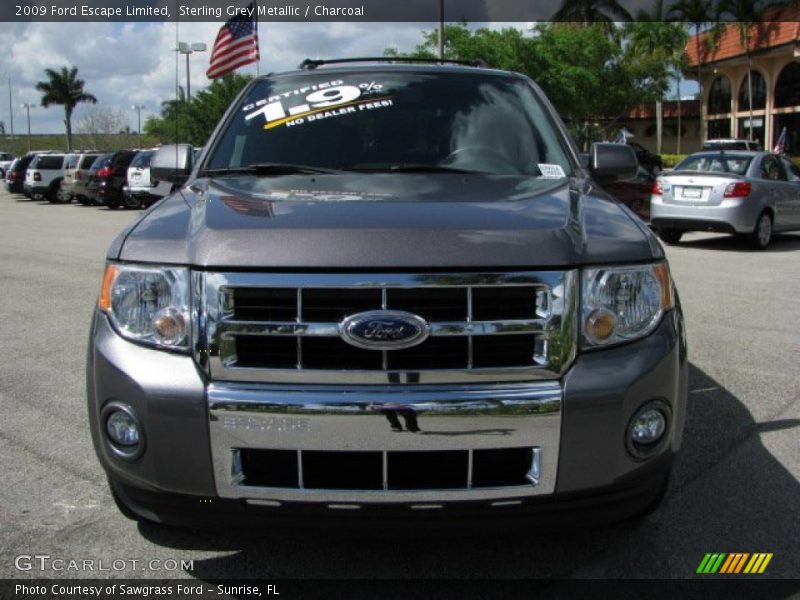 Sterling Grey Metallic / Charcoal 2009 Ford Escape Limited