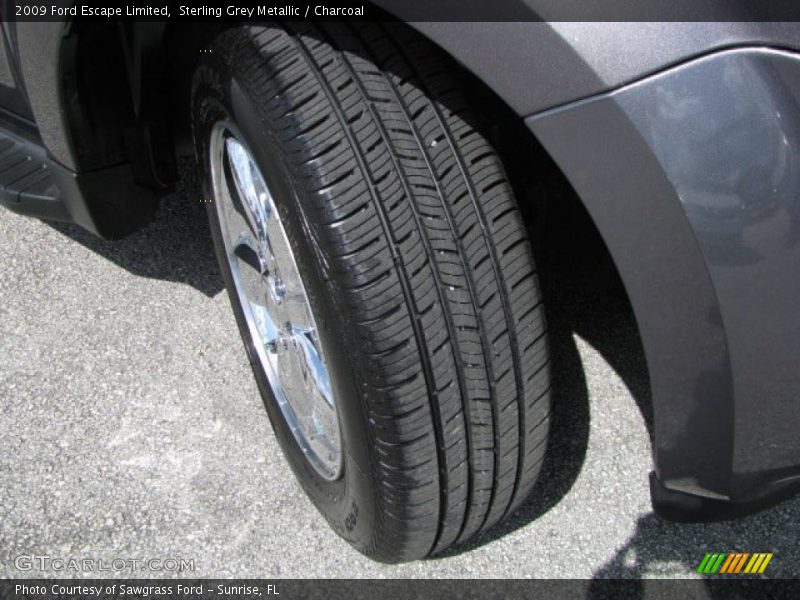 Sterling Grey Metallic / Charcoal 2009 Ford Escape Limited
