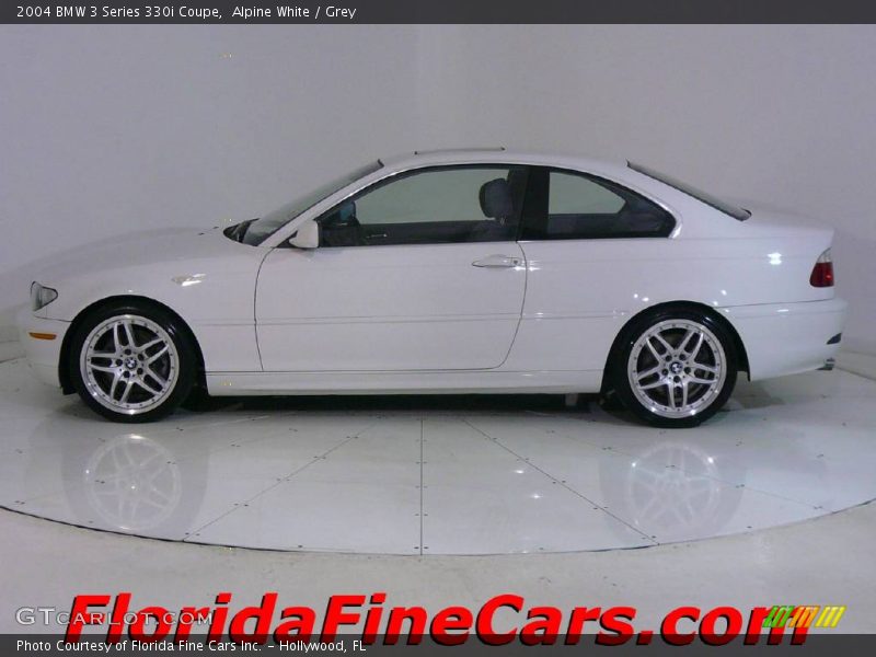 Alpine White / Grey 2004 BMW 3 Series 330i Coupe
