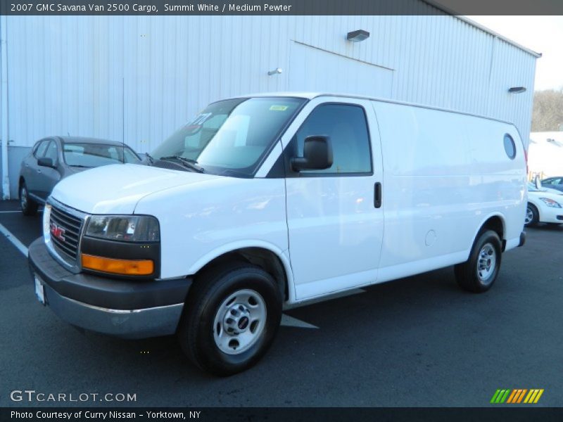 Summit White / Medium Pewter 2007 GMC Savana Van 2500 Cargo