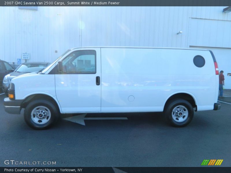 Summit White / Medium Pewter 2007 GMC Savana Van 2500 Cargo