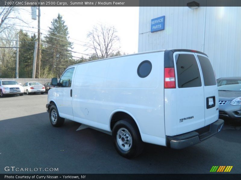 Summit White / Medium Pewter 2007 GMC Savana Van 2500 Cargo