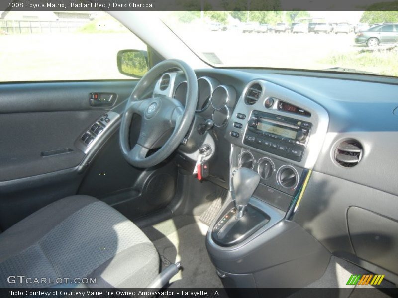 Radiant Red / Dark Charcoal 2008 Toyota Matrix