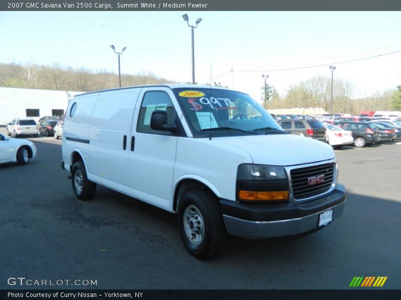 Summit White / Medium Pewter 2007 GMC Savana Van 2500 Cargo