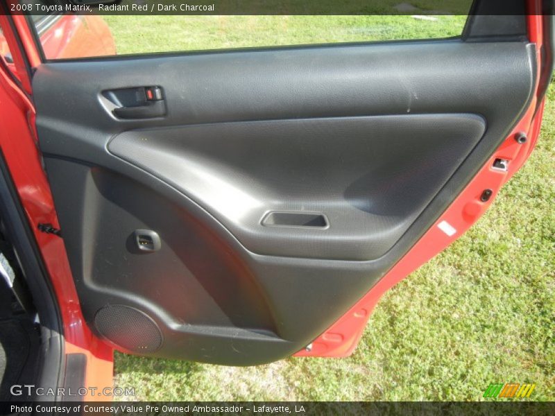Radiant Red / Dark Charcoal 2008 Toyota Matrix