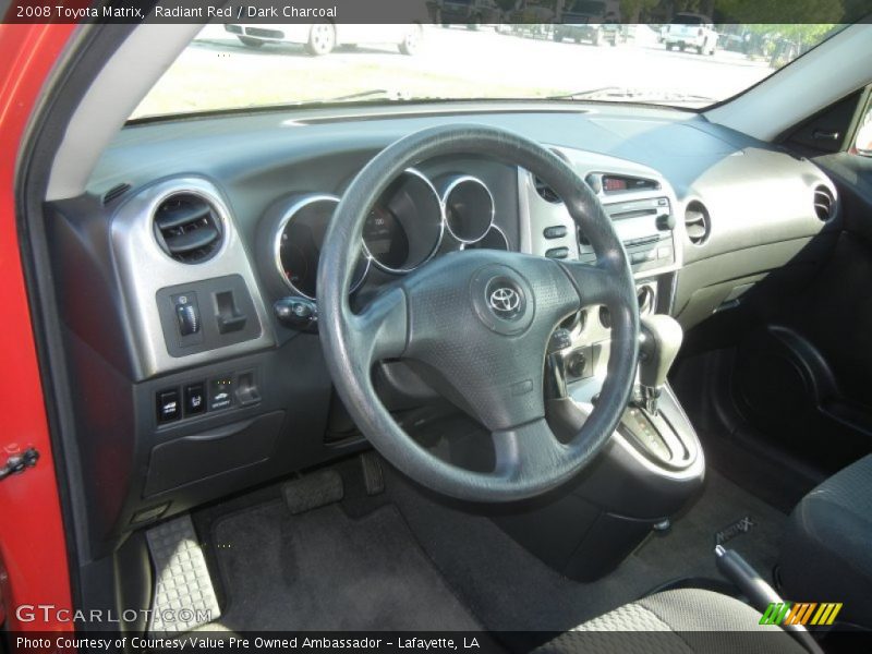 Radiant Red / Dark Charcoal 2008 Toyota Matrix