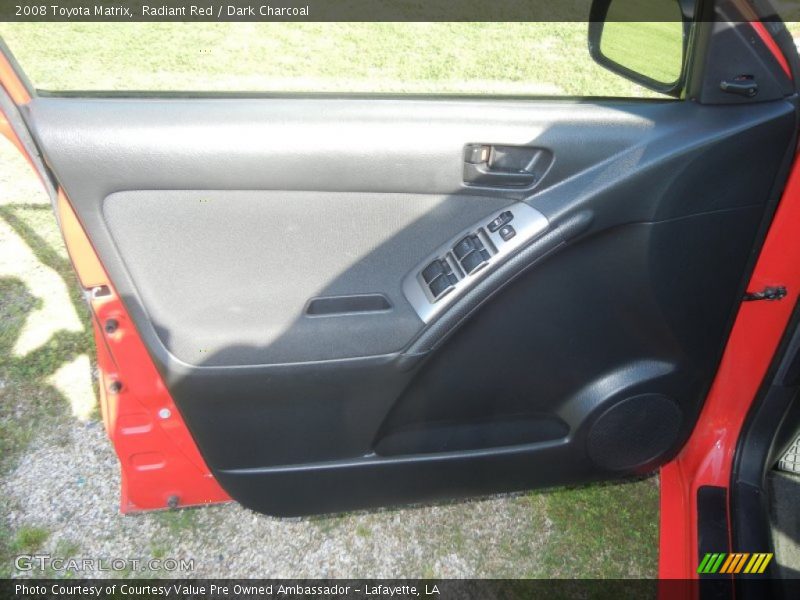 Radiant Red / Dark Charcoal 2008 Toyota Matrix
