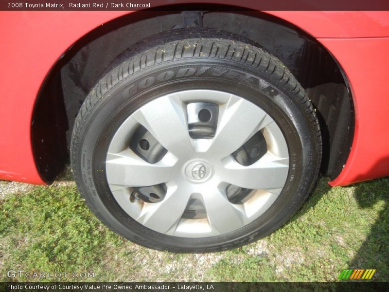 Radiant Red / Dark Charcoal 2008 Toyota Matrix