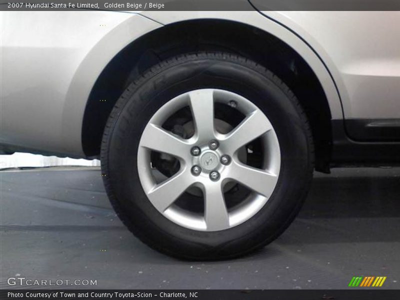 Golden Beige / Beige 2007 Hyundai Santa Fe Limited