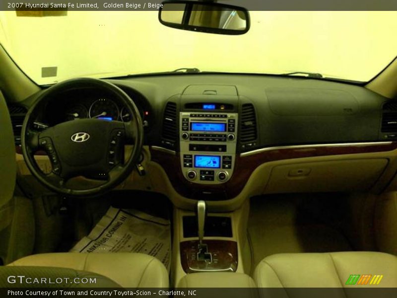 Golden Beige / Beige 2007 Hyundai Santa Fe Limited