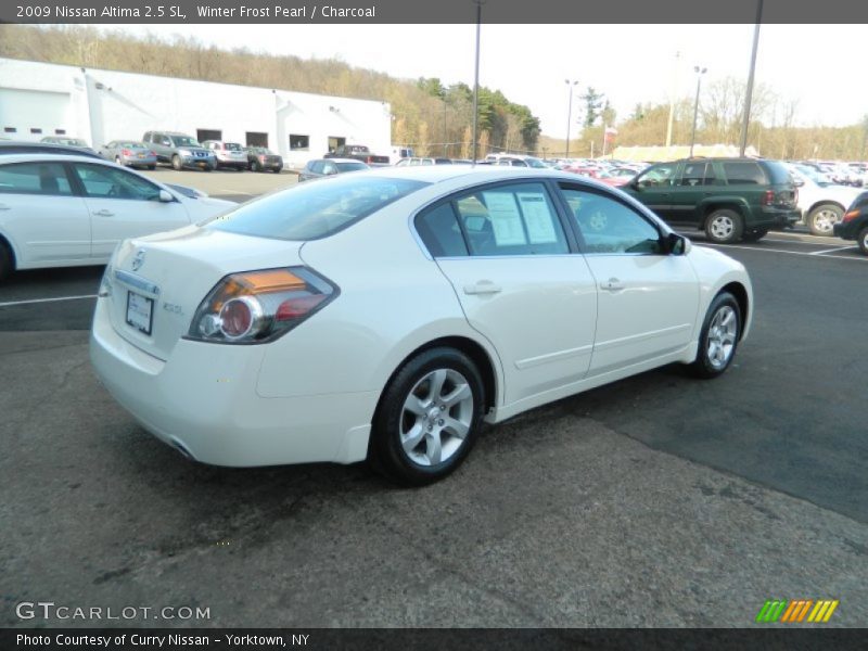 Winter Frost Pearl / Charcoal 2009 Nissan Altima 2.5 SL