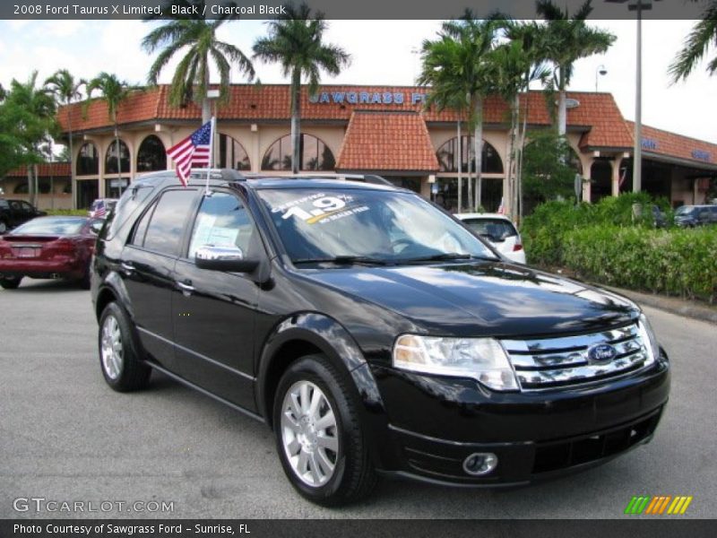 Black / Charcoal Black 2008 Ford Taurus X Limited