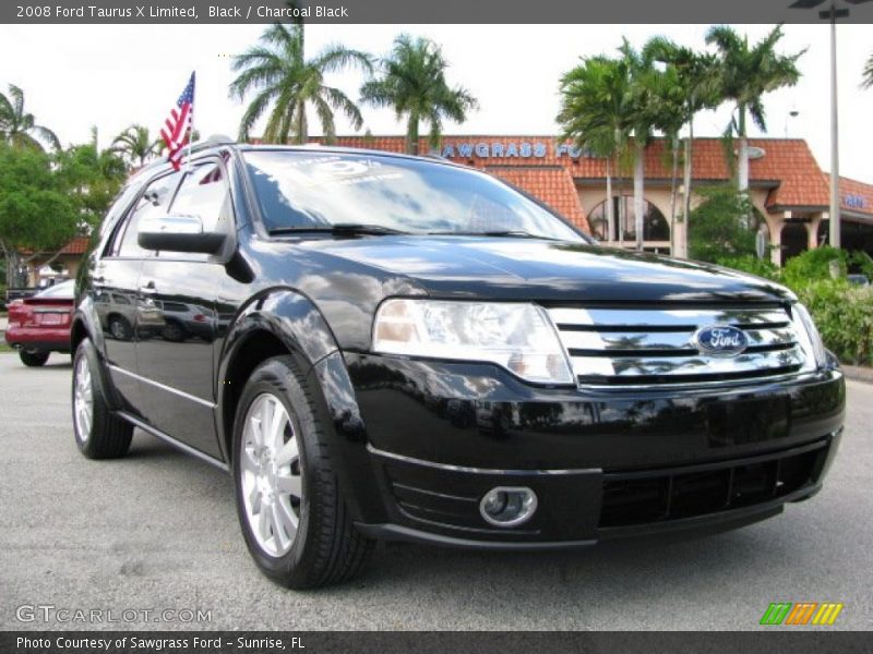 Black / Charcoal Black 2008 Ford Taurus X Limited
