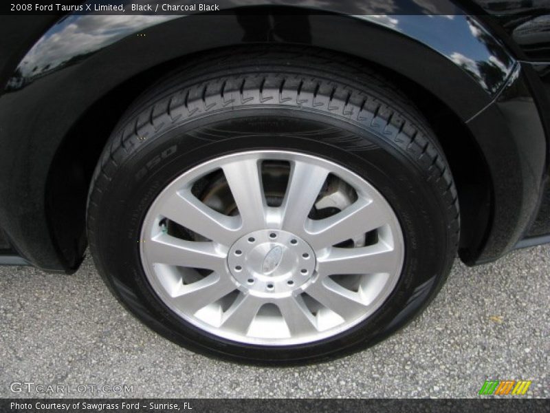 Black / Charcoal Black 2008 Ford Taurus X Limited