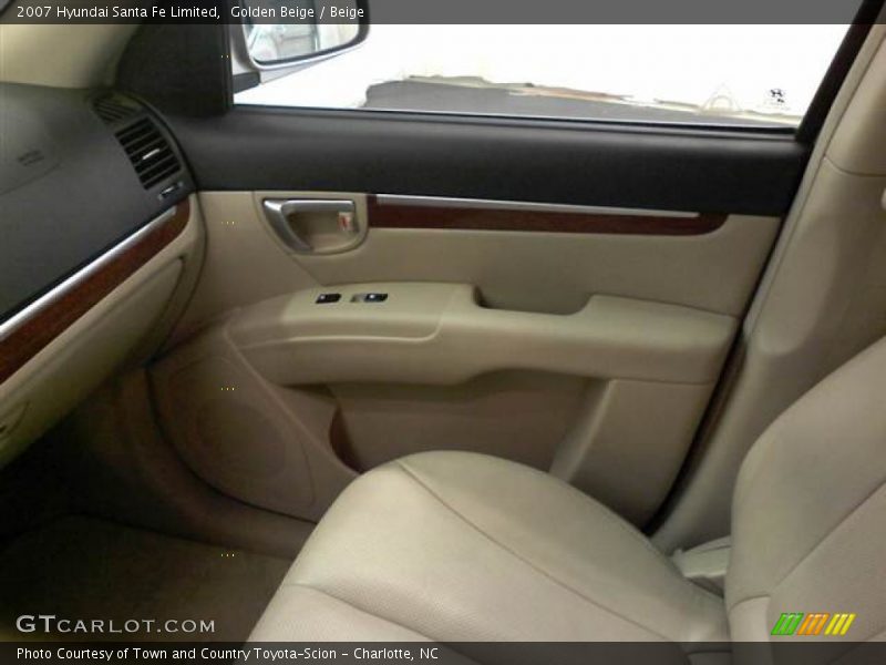 Golden Beige / Beige 2007 Hyundai Santa Fe Limited