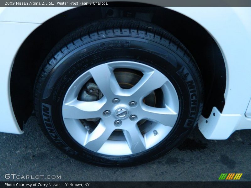 Winter Frost Pearl / Charcoal 2009 Nissan Altima 2.5 SL