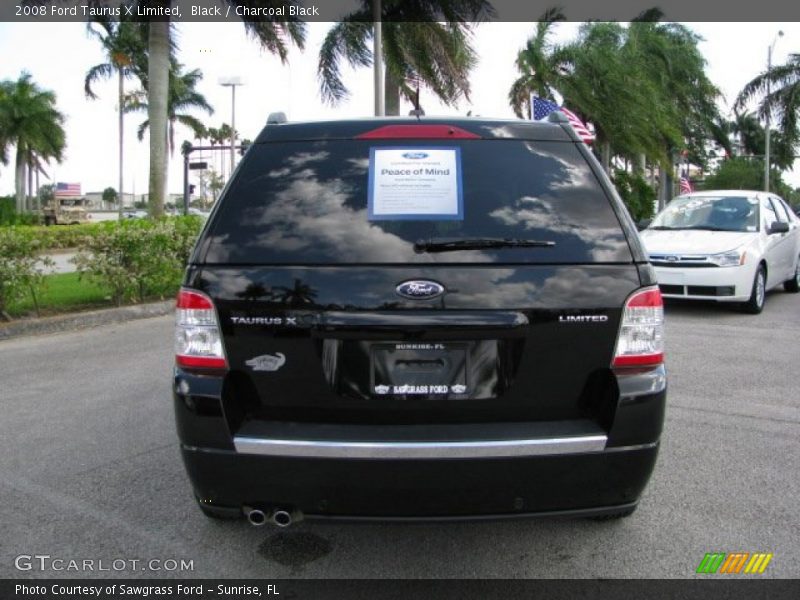 Black / Charcoal Black 2008 Ford Taurus X Limited