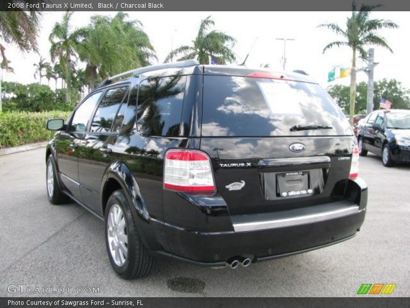 Black / Charcoal Black 2008 Ford Taurus X Limited