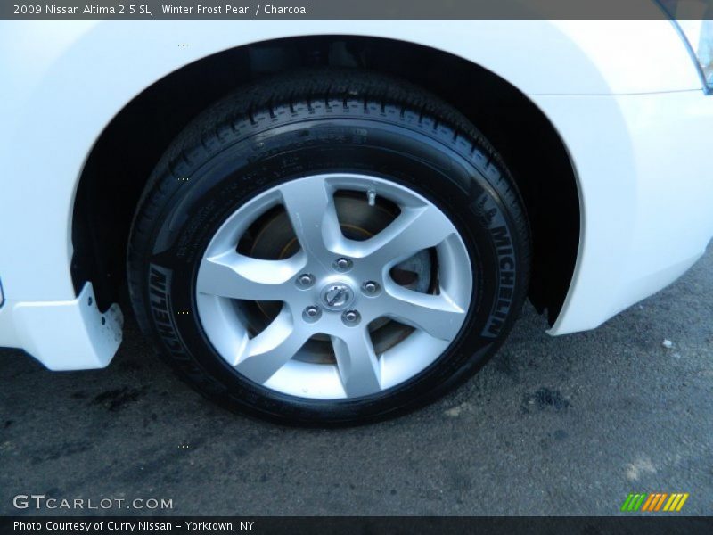 Winter Frost Pearl / Charcoal 2009 Nissan Altima 2.5 SL