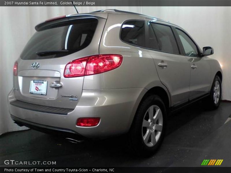 Golden Beige / Beige 2007 Hyundai Santa Fe Limited