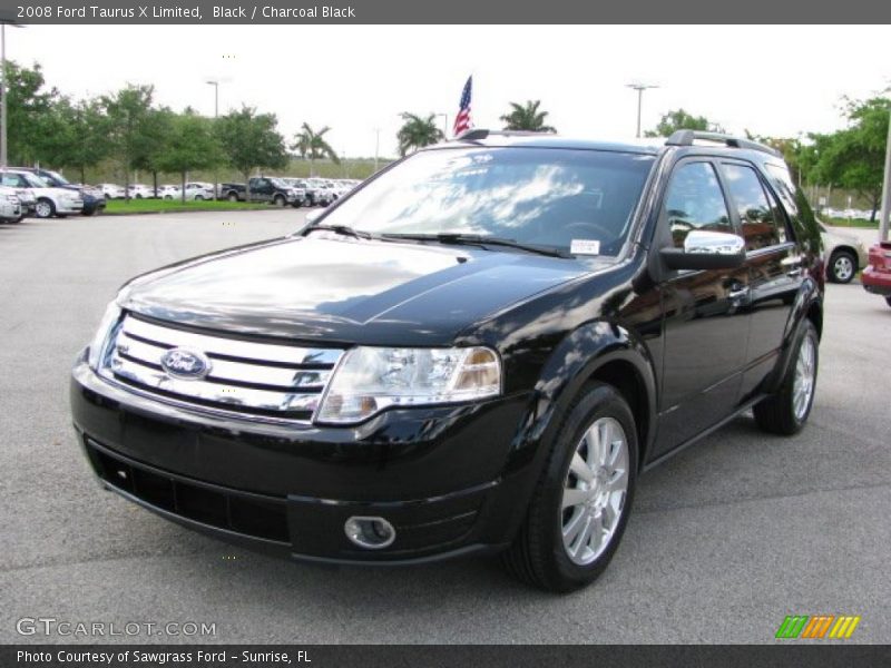 Black / Charcoal Black 2008 Ford Taurus X Limited