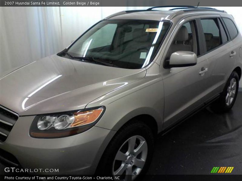 Golden Beige / Beige 2007 Hyundai Santa Fe Limited