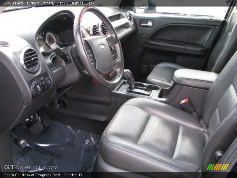 Black / Charcoal Black 2008 Ford Taurus X Limited