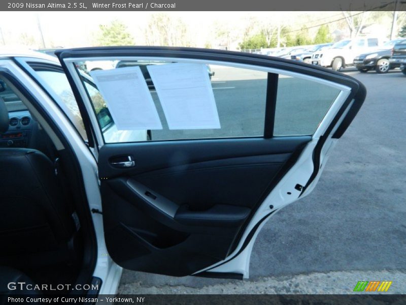 Winter Frost Pearl / Charcoal 2009 Nissan Altima 2.5 SL