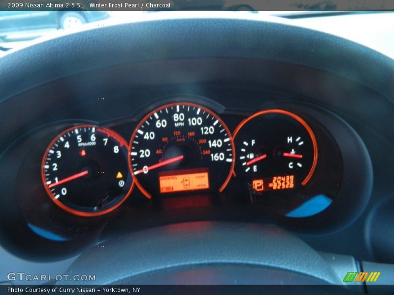 Winter Frost Pearl / Charcoal 2009 Nissan Altima 2.5 SL