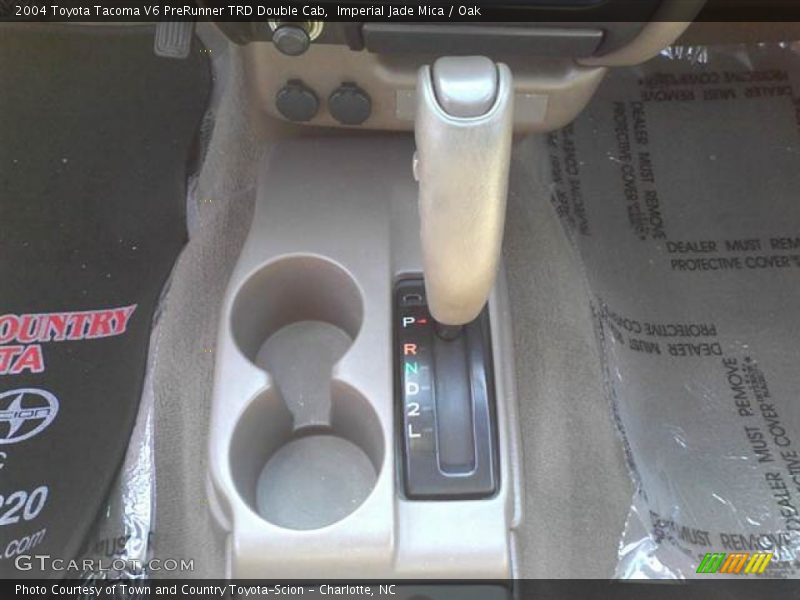 Imperial Jade Mica / Oak 2004 Toyota Tacoma V6 PreRunner TRD Double Cab