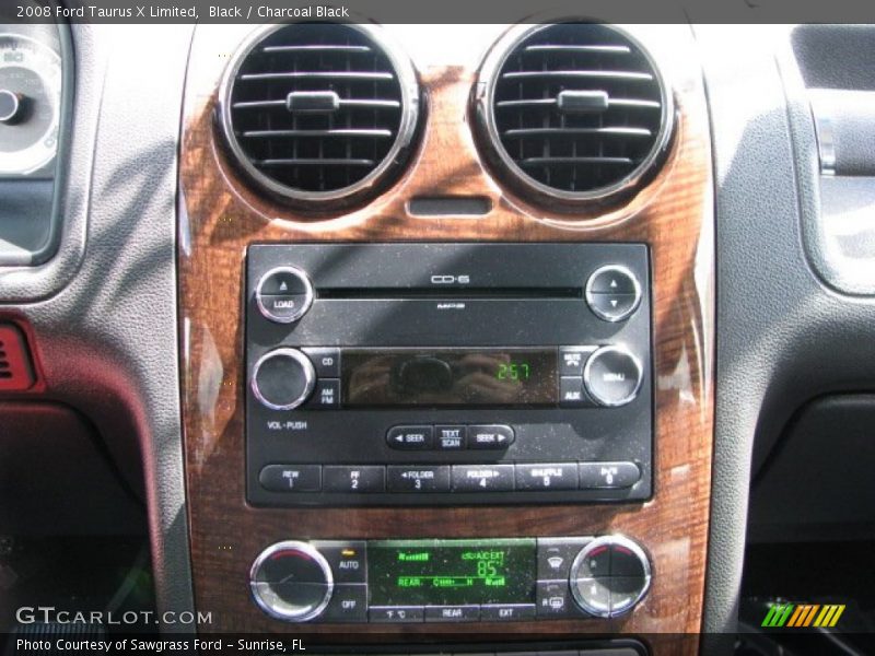 Black / Charcoal Black 2008 Ford Taurus X Limited
