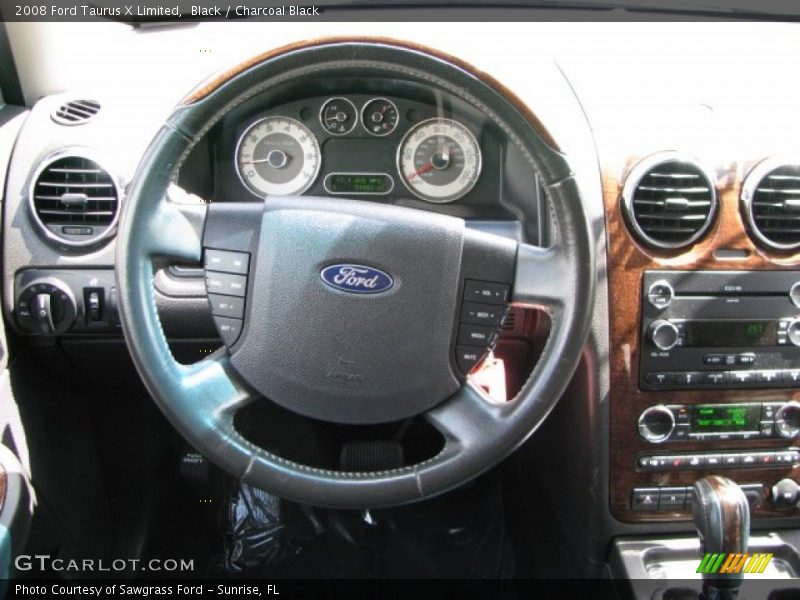 Black / Charcoal Black 2008 Ford Taurus X Limited