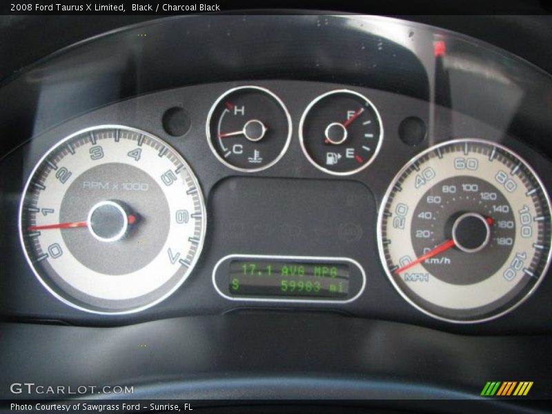 Black / Charcoal Black 2008 Ford Taurus X Limited