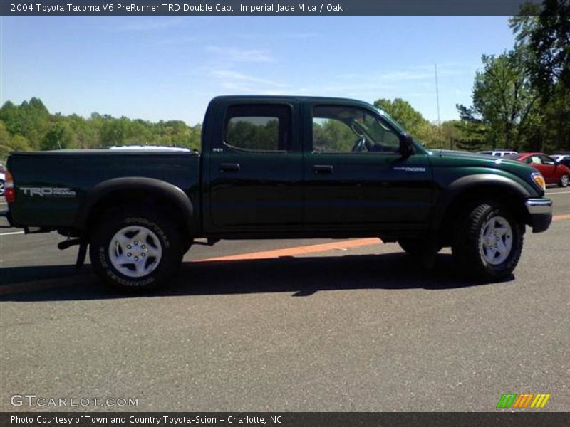 Imperial Jade Mica / Oak 2004 Toyota Tacoma V6 PreRunner TRD Double Cab