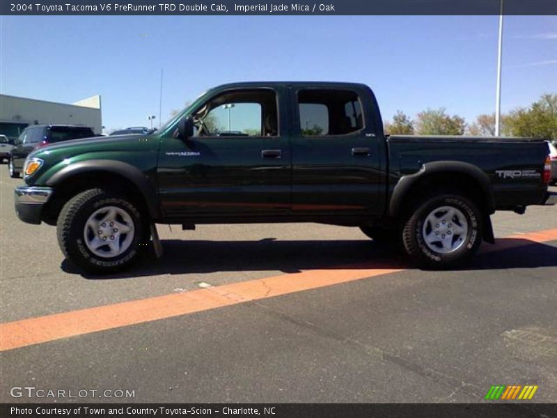 Imperial Jade Mica / Oak 2004 Toyota Tacoma V6 PreRunner TRD Double Cab