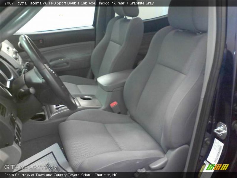 Indigo Ink Pearl / Graphite Gray 2007 Toyota Tacoma V6 TRD Sport Double Cab 4x4
