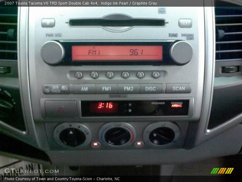Indigo Ink Pearl / Graphite Gray 2007 Toyota Tacoma V6 TRD Sport Double Cab 4x4